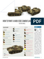 How To Paint A Hard-Edge Camouflage On A Panther: Victrix Games