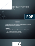 Lec 16 Biomechanics of Sitting and Lying