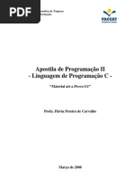 Apostila de Programação II - Linguagem de Programação C - FIT - Faculdade de Informática de Taquara Curso de Sistemas de Informação