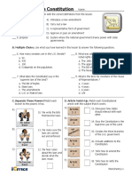 Anatomy of Constitution - Activities - Fillable (1) Answer Key