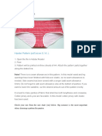 Hipster Pattern (PDF) Sizes S, M, L