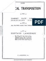(METODO) Clarinet Institute Langenus Gustave Practical Transposition PDF