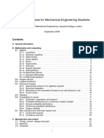 Data and Formulae for Mechanical Engineering Students