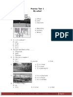 English Exercise for SD Klas 1 Semester II