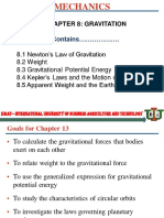 Chapter 8: Gravitation: Contains