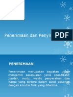 Penerimaan Dan Penyimpanan