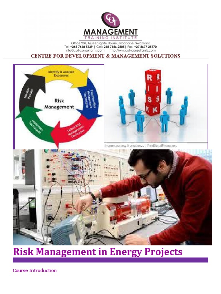 Energy Project Risk Management Course | PDF | Risk Management | Risk