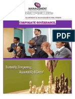 Corporate Governance: Centre For Development & Management Solutions