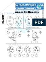 Ficha de Comparamos Los Números Para Primero de Primaria