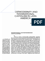 YÚDICE, George. Postmodernity and Transnational Capitalism in Latin America