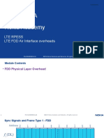 Nokia Academy RA4120-60A: Lte Rpess LTE FDD Air Interface Overheads