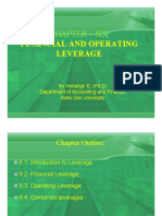 Chapter - Six: Financial and Operating Leverage