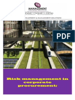 Risk Management in Corporarte Procurememtn
