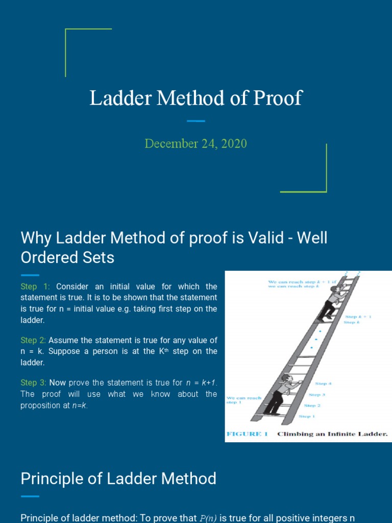 Ladder Method of Proof Explained | PDF | Mathematical Proof | Theorem