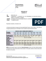 CIRCULAR 08 de 2021 Actividades Finalización Bimestre 2021 - I (Cursos Regulares Bimestrales)