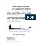 P1 - Fisica 2 - Dissertativas - 2021 1 - Cicero - A - Q - Mello - 4 - Sem - Meca