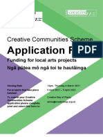 Creative Communities Scheme: Application Form