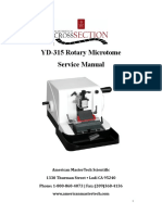 YD-315 Rotary Microtome Service Manual Guide