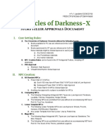 Chronicles of Darkness X (CoD-X) Storyteller Approval Document