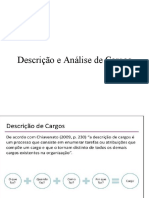 descrição e analise de cargos