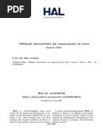 B.meles-Methode Commentaire Texte