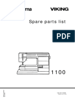 Spare Parts List: (Replaces 104 21 35-96)