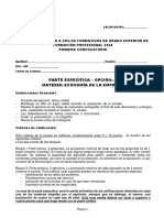 Examen Grado Superior Parte Especifica Opcion A Economia de La Empresa