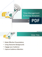 Time Money PPT Template 0001