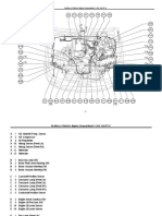 Position of Parts in Engine Compartment