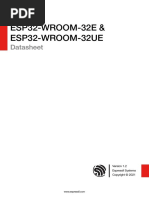 ESP32-WROOM-32E - UE - Datasheet v1.2