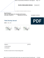 Main Bearing Journal: Shutdown SIS Previous Screen