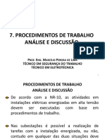 NR10 Sep Procedimentos de Trabalho Análise e Discussão (Aula 8)