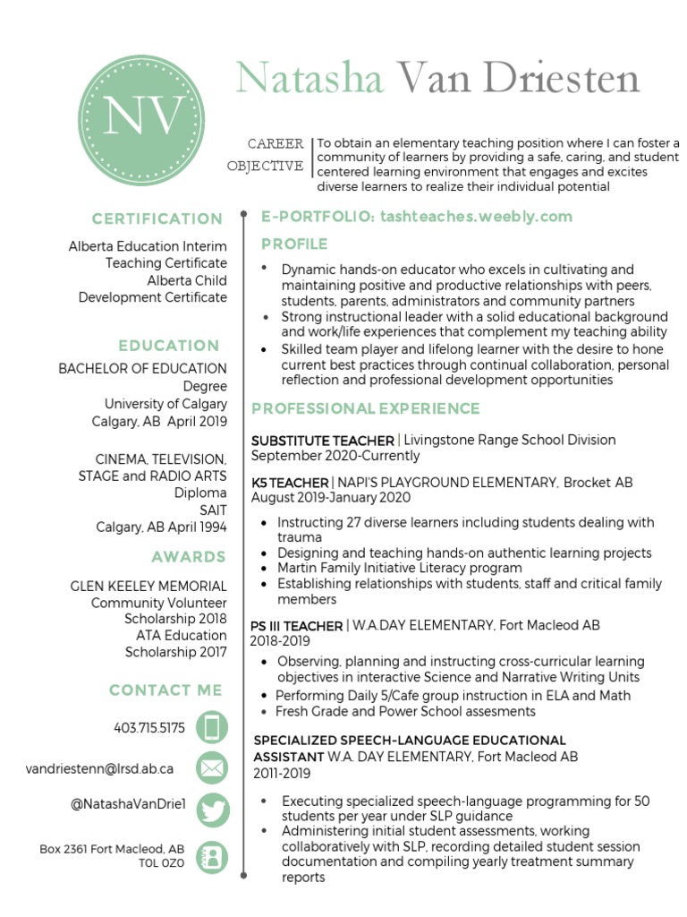 Natasha Resume | PDF | Teachers | Pedagogy