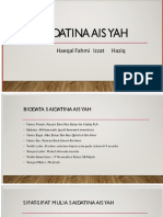 Presentation Saidatina Aishah (Fiqh Dakwah)