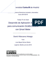 Desarrollo de aplicación Android para comunicación DLMS/COSEM con Smart Meter