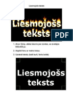 Liesmojošs teksts