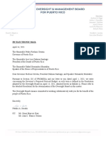FOMB - Letter - Governor - PROMESA 202 Budget Revision Process - April 14 2021