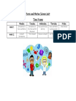 Force and Motion Time Frame