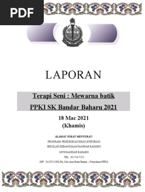 Laporan Mewarna Batik 2021  PDF