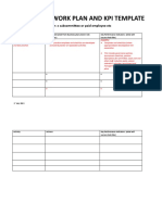 Work Plan and KPI Late