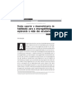 Ensino Superior e Desenvolvimento de Habilidades para A Empregabilidade