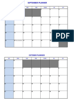 Monthy weld  Planner Sheet