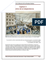 Reseña de La Historia de Los Estados Unidos-Capítulo-3 - El - Camino - de - La - Independencia