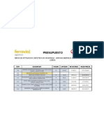 Presupuesto Oficial 1