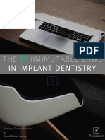 The 17 Immutable Laws in Implant Dentistry
