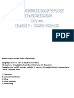 Measurement Rules for Earthworks