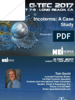 Incoterms: A Case Study: Presented by Tom Gould and Kelly Raia