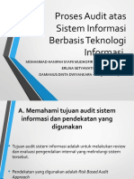 Proses Audit Atas Sistem Informasi Berbasis Teknologi - Kelompok 6