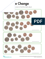 Math Center Coin Counting