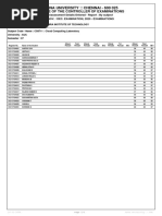 Anna University:: Chennai - 600 025: Office of The Controller of Examinations